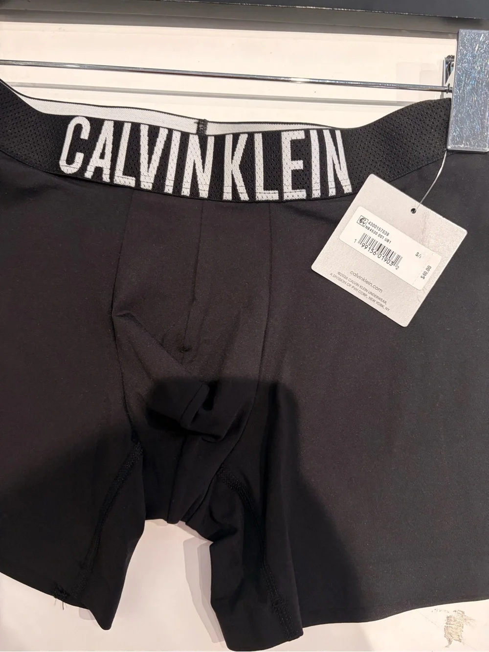 Calvin Klein intense power motion low rise Trunk - black - large logo